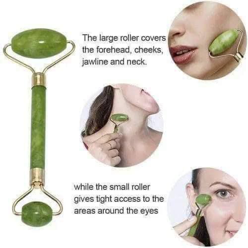 premium natural jade roller & gua sha set anti aging facial massager for skin tightening, depuffing & lymphatic drainage premium natural jade roller & gua sha set anti aging facial massager for skin tightening, depuffing & lymphatic drainage